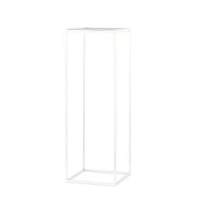 Alzata quadrata in ferro bianco