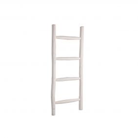 Scala in legno bianco