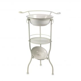 Lavamani da bagno in ferro avorio