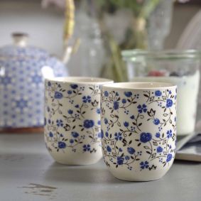 Servito da tè in ceramica con 6 bicchieri