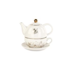 Teiera Tea for One porcellana pino/stella