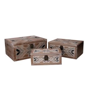 Scatola rettangolare in legno