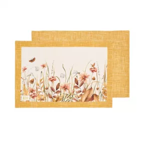 Tovaglietta Americana Giardino D'autunno In Tessuto Double Face Nuvole di Stoffa