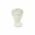 Vaso in resina busto bianco
