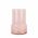 Vaso in vetro rosa