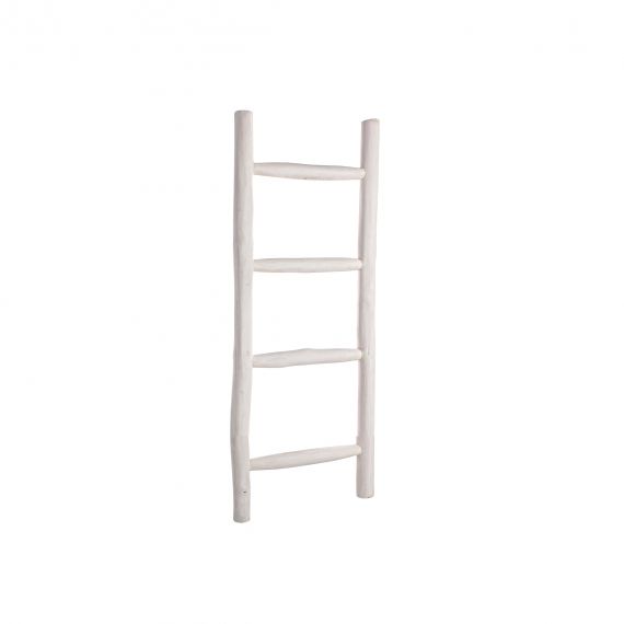 Scala in legno bianco