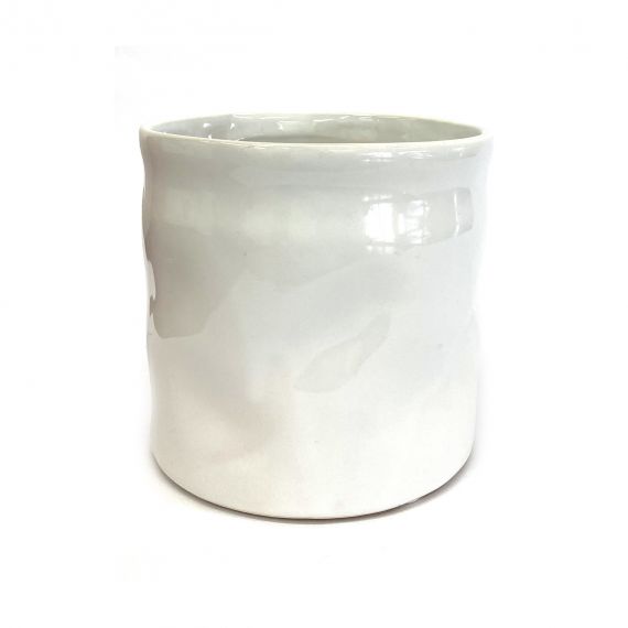 Vaso modellato in ceramica