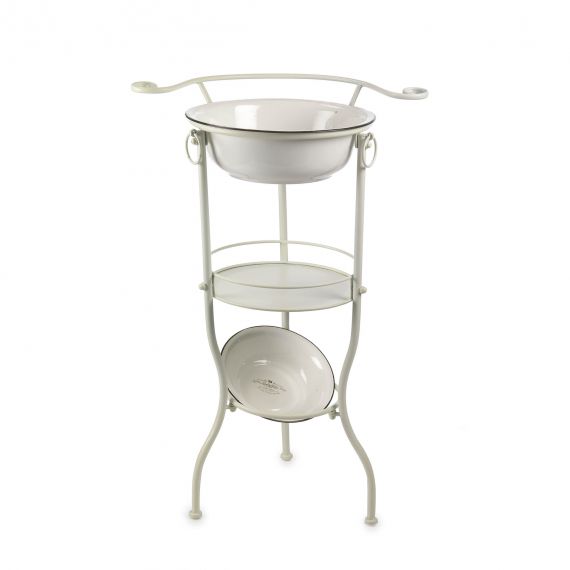 Lavamani da bagno in ferro avorio