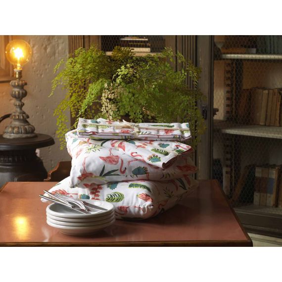 Tovaglia runner Flamingo rosa e fenicotteri