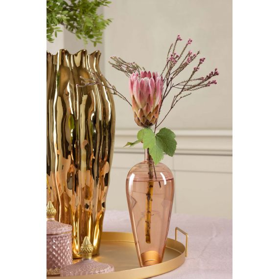 Ampolla in vetro rosa