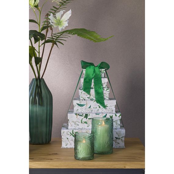 Set scatole peonie bianche