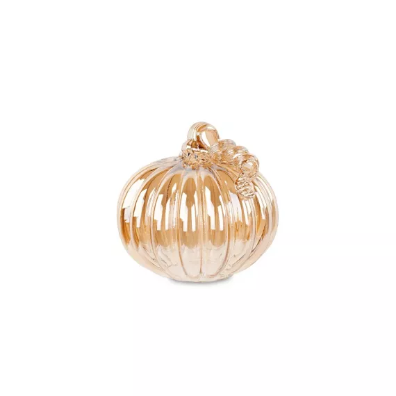Zucca Media In Vetro Ambra