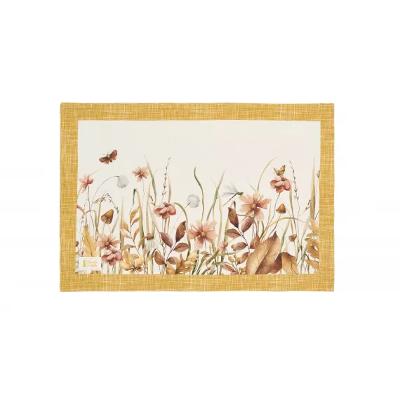 Tovaglietta Americana Giardino D'autunno In Tessuto Double Face Nuvole di Stoffa