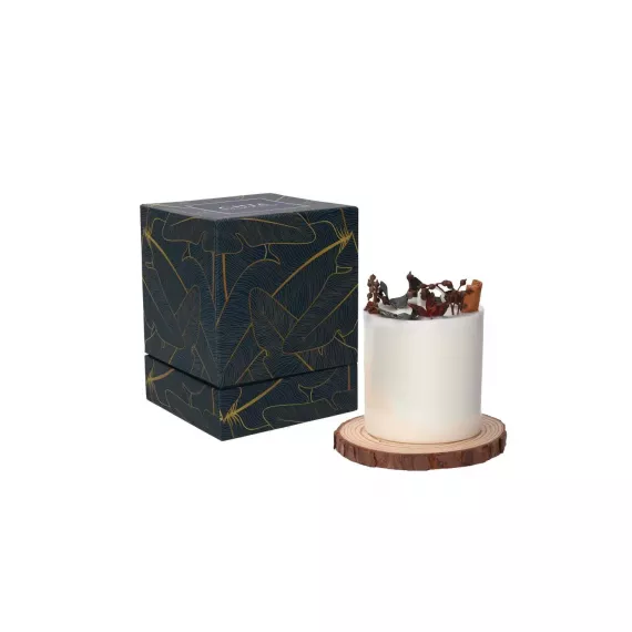 Candela Profumata Verbena Al Limone Su Base Tronco